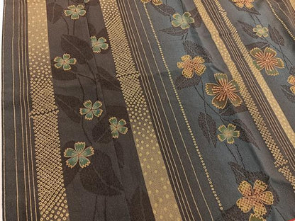 平和屋着物■上質な小紋　二部式　花間道　正絹　逸品　BAAX2925hv