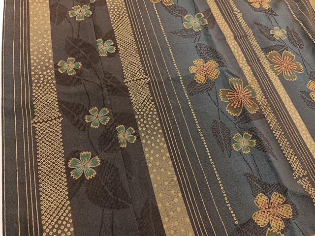 平和屋着物■上質な小紋　二部式　花間道　正絹　逸品　BAAX2925hv