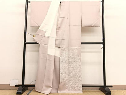 平和屋着物■豪華色留袖　刺繍　菊尽くし　正絹　逸品　BAAX2934hv