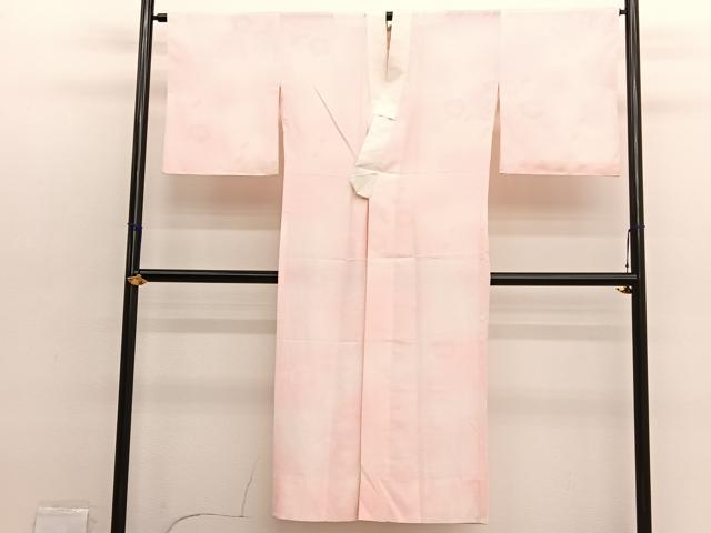 平和屋着物■長襦袢　無双仕立て　椿　暈し染め　正絹　逸品　BAAX2937hv