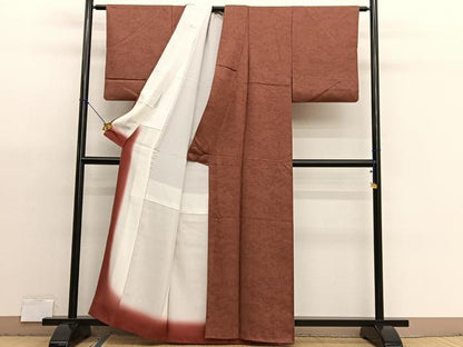 平和屋着物■江戸小紋　風景文　正絹　逸品　BAAX2947hv