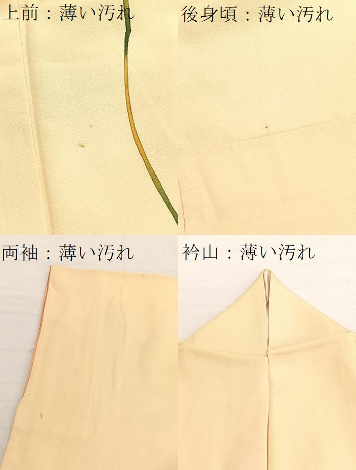 平和屋着物■訪問着　葡萄　暈し染め　金彩　正絹　逸品　BAAX2964hv