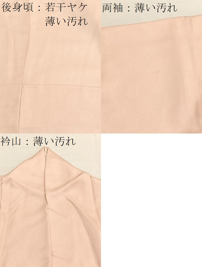 平和屋着物■訪問着　扇面花文　暈し染め　金彩　正絹　逸品　BAAX2965hv