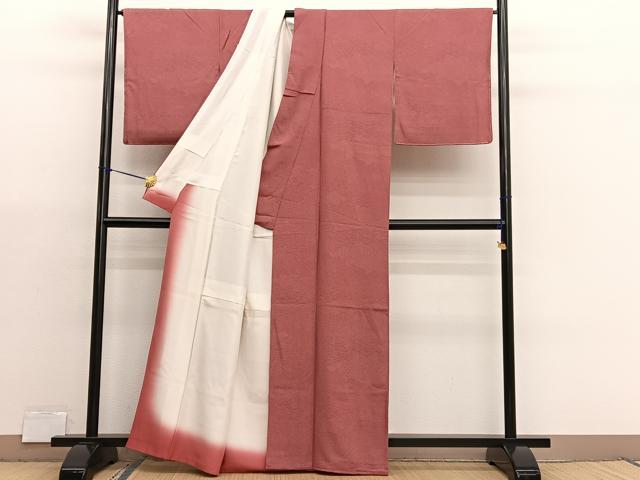 平和屋着物■江戸小紋　有職花文　正絹　逸品　BAAX2982hv