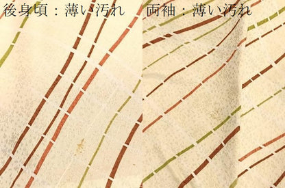 平和屋着物■上質な小紋　流線文　正絹　逸品　未使用　BAAX2984hv