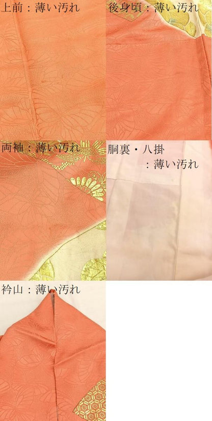 平和屋着物■豪華振袖　駒刺繍　松皮菱花文　金銀彩　三越扱い　正絹　逸品　BAAX2985hv