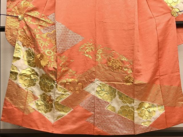 平和屋着物■豪華振袖　駒刺繍　松皮菱花文　金銀彩　三越扱い　正絹　逸品　BAAX2985hv