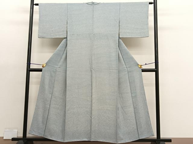 平和屋着物■上質な小紋　重山文　暈し染め　正絹　逸品　BAAX2986hv
