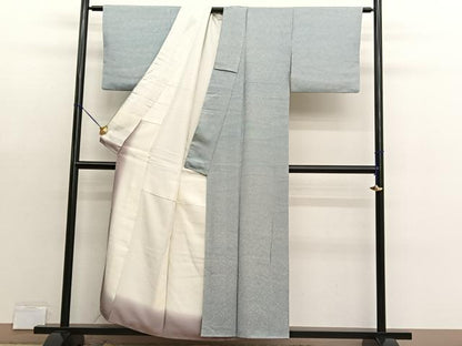 平和屋着物■上質な小紋　重山文　暈し染め　正絹　逸品　BAAX2986hv