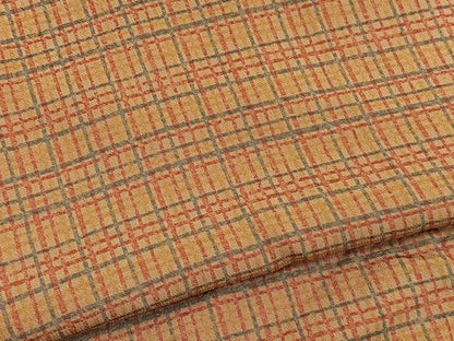 平和屋着物■上質な小紋　格子　ロング丈　正絹　逸品　BAAX2987hv