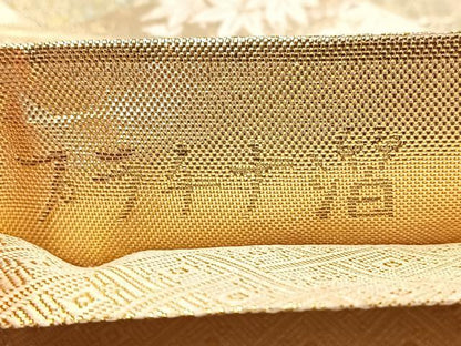 平和屋着物◎佐賀錦　六通柄袋帯　琳派百選　プラチナ箔　正絹　逸品　BAAX3016yc