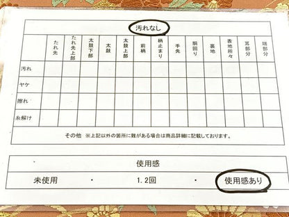 平和屋着物◎六通柄袋帯　唐織　吉祥花文　金糸　正絹　逸品　BAAX3028yc