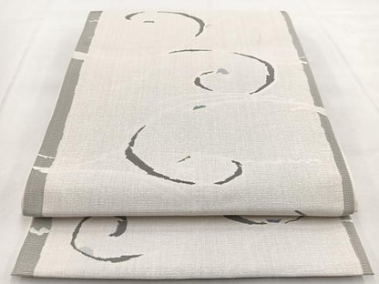 平和屋着物◎六通柄　本袋帯　大島好み　流水文　正絹　逸品　BAAX3036yc