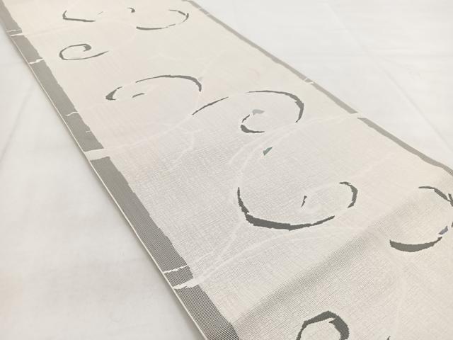 平和屋着物◎六通柄　本袋帯　大島好み　流水文　正絹　逸品　BAAX3036yc