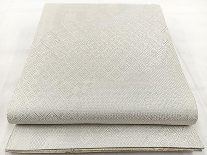 平和屋着物◎佐賀錦　両面　六通柄袋帯　花車文　金銀糸　正絹　逸品　BAAX3080yc