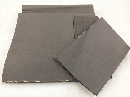 平和屋着物◎つけ帯　曲線文　金銀糸　正絹　逸品　BAAX3110yc
