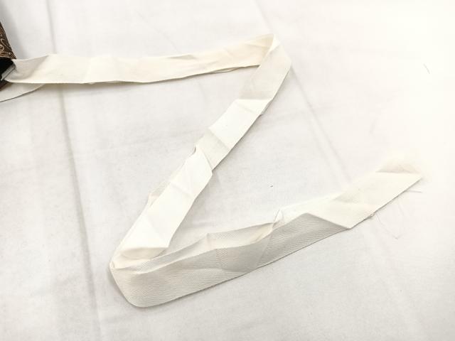 平和屋着物◎つけ帯　美しき憧れ　正倉院更紗花文　金糸　正絹　逸品　BAAX3119yc