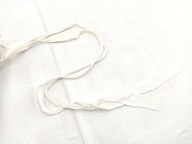 平和屋着物◎つけ帯　すくい織　飴　正絹　逸品　BAAX3120yc