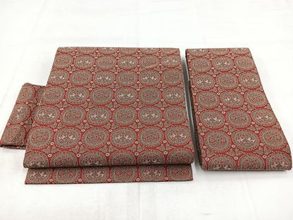 平和屋着物◎つけ帯　円文白虎朱雀錦　正絹　逸品　BAAX3123yc
