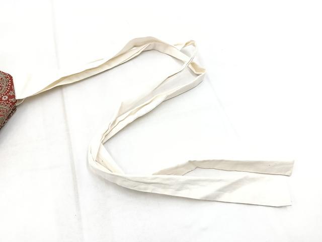 平和屋着物◎つけ帯　円文白虎朱雀錦　正絹　逸品　BAAX3123yc