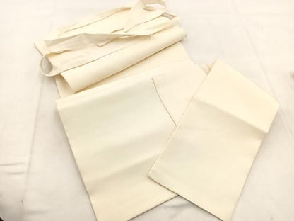 平和屋着物◎塩瀬　つけ帯　作家物　手描き　草花文　正絹　逸品　BAAX3125yc