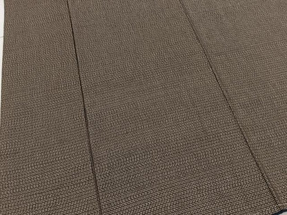 平和屋着物■男性　紬　格子柄　正絹　逸品　BAAX3145yc