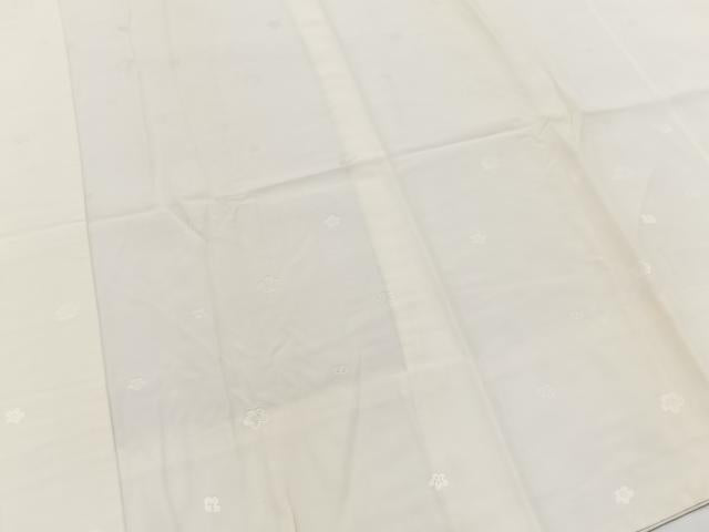 平和屋着物■長襦袢　無双仕立て　舞梅文　正絹　逸品　BAAX3164yc