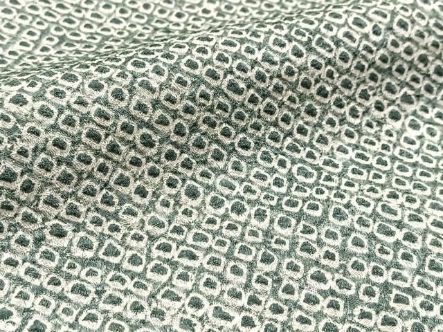 平和屋着物■大変加工の良い総絞り小紋　正絹　逸品　BAAX3193yc