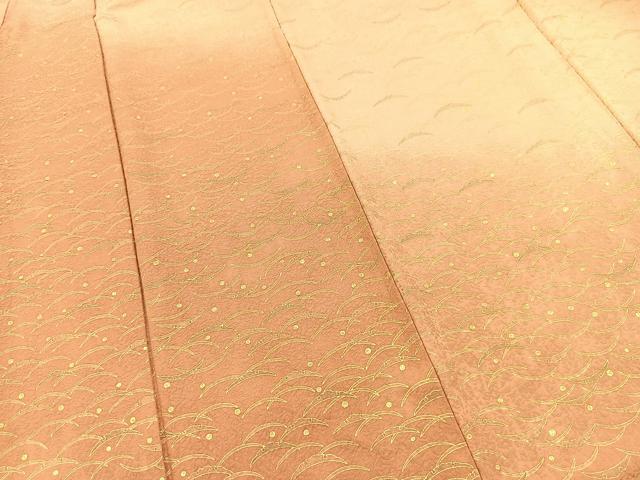 平和屋着物■訪問着　露芝文　暈し染め　金彩　正絹　逸品　BAAX3205yc