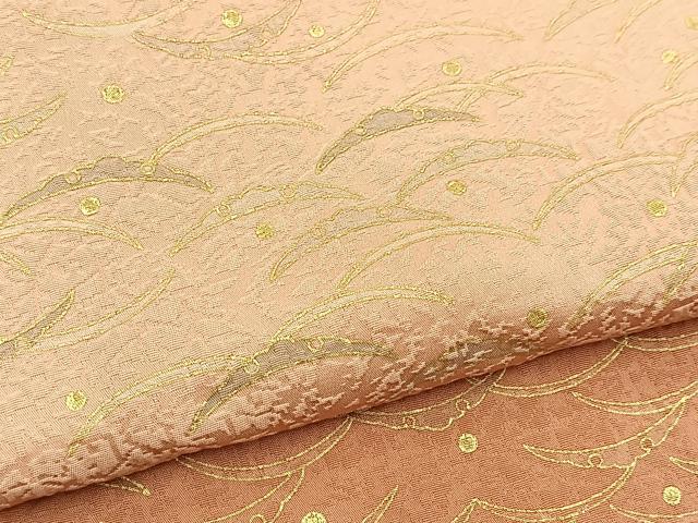 平和屋着物■訪問着　露芝文　暈し染め　金彩　正絹　逸品　BAAX3205yc