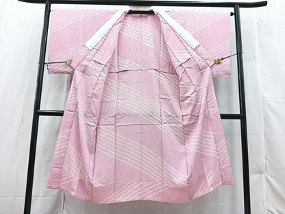 平和屋着物■長襦袢 無双仕立て 絞り 桜尽くし 正絹 逸品 BAAX3210yc