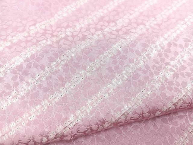 平和屋着物■長襦袢 無双仕立て 絞り 桜尽くし 正絹 逸品 BAAX3210yc
