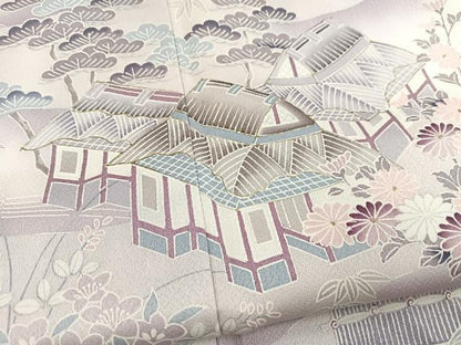 平和屋着物■訪問着　松竹梅御所解文　暈し染め　金彩　正絹　逸品　BAAX3226yc