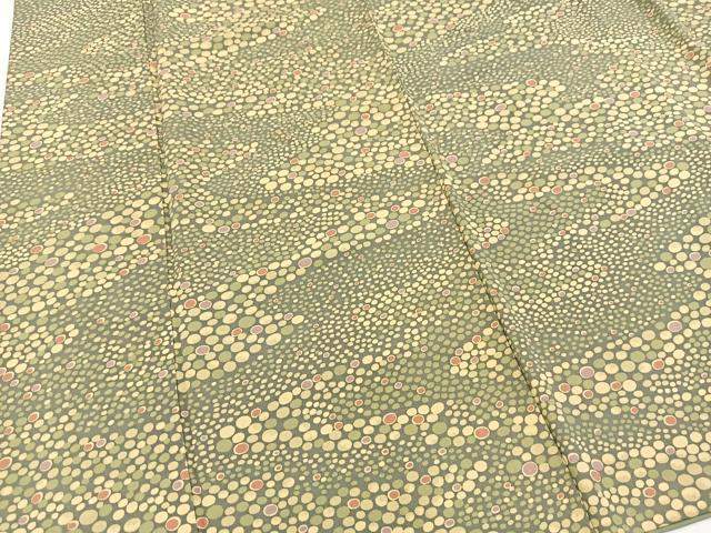 平和屋着物■上質な小紋　あられ文　正絹　逸品　BAAX3232yc
