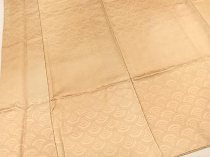 平和屋着物■上質な小紋 青海波地紋 暈し染め 正絹 逸品 BAAX3316yc