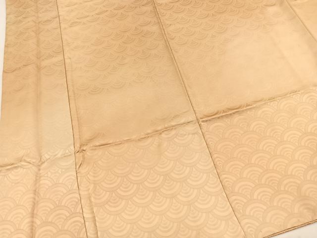 平和屋着物■上質な小紋 青海波地紋 暈し染め 正絹 逸品 BAAX3316yc