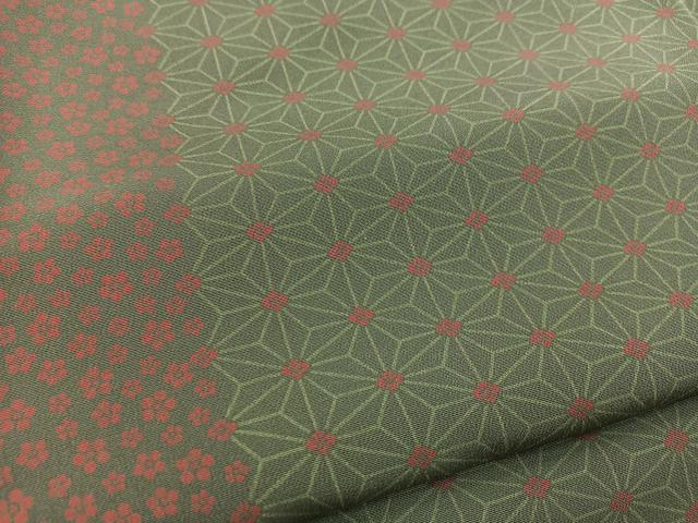 平和屋着物■上質な小紋 麻の葉間道 正絹 逸品 BAAX3318yc