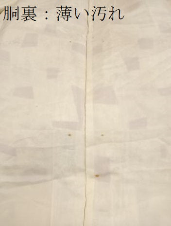 平和屋着物■上質な小紋 色紙重ね花文 金彩 正絹 逸品 未使用 BAAX3322yc