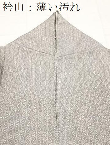 平和屋着物■訪問着 麻の葉文様 正絹 逸品 BAAX3328yc