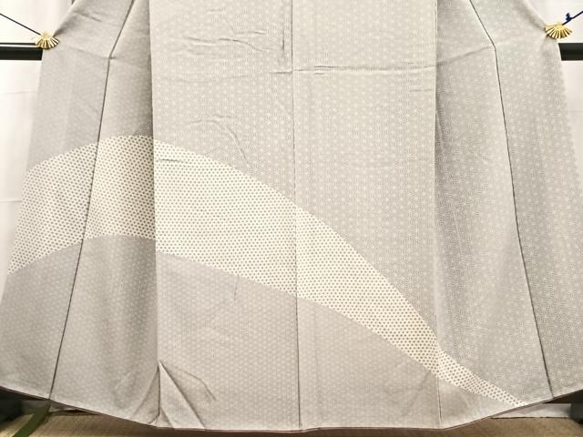 平和屋着物■訪問着 麻の葉文様 正絹 逸品 BAAX3328yc