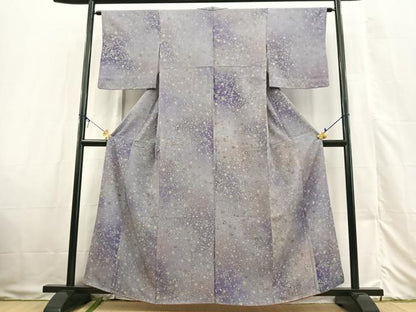 平和屋着物■上質な小紋 草花文 暈し染め 三越扱い 正絹 逸品 BAAX3330yc