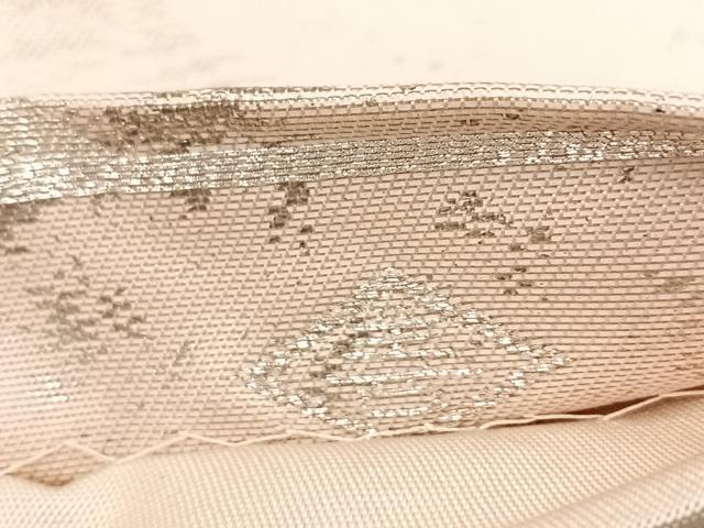 平和屋着物◎六通柄袋帯 流水文 金銀糸 引箔 三越扱い 正絹 逸品 BAAX3356yc
