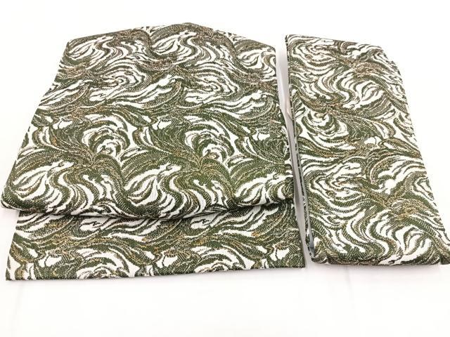 平和屋着物◎つけ帯 抽象文 金糸 BAAX3393yc