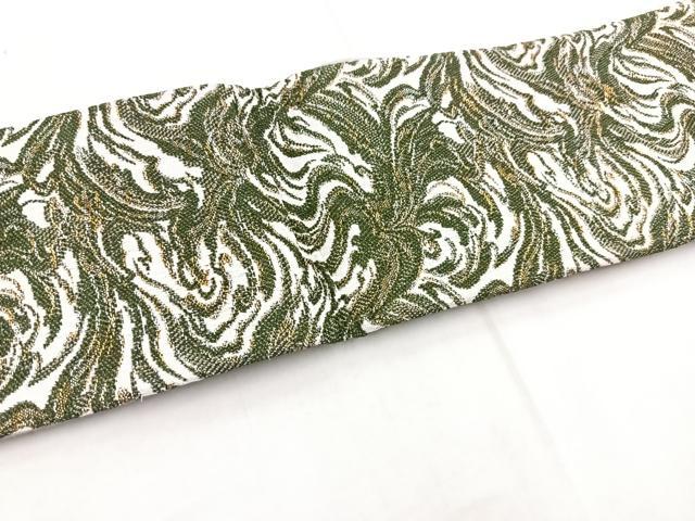 平和屋着物◎つけ帯 抽象文 金糸 BAAX3393yc