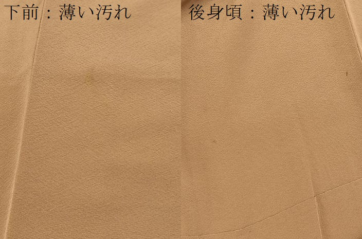 平和屋着物●上質な色無地　紫染色　正絹　逸品　BAAX3497yc