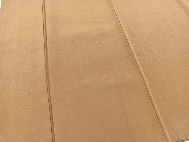 平和屋着物●上質な色無地　紫染色　正絹　逸品　BAAX3497yc