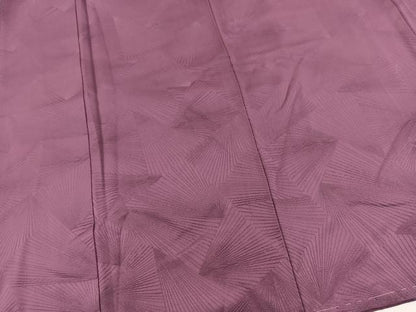 平和屋着物■上質な色無地　切嵌地紋　京紫色　正絹　逸品　未使用　BAAX3502yc