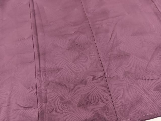 平和屋着物■上質な色無地　切嵌地紋　京紫色　正絹　逸品　未使用　BAAX3502yc