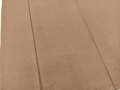 平和屋着物■上質な色無地　紋意匠　焦香色　正絹　逸品　BAAX3512yc