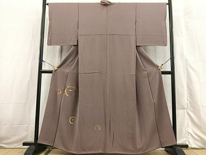 平和屋着物●訪問着　竹屋町刺繍　万寿菊　金彩　正絹　逸品　BAAX3521yc